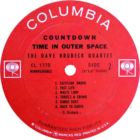 The Dave Brubeck Quartet - Countdown Time In Outer Space