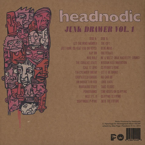 Headnodic of Crown City Rockers - Junk Drawer Volume 1 Purple Vinyl Edition