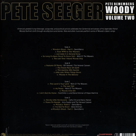 Pete Seeger - Pete Remembers Woody Volume 2