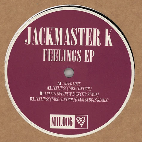 Jackmaster K - Feelings EP