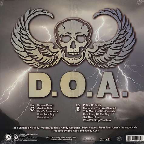 D.O.A. - Northern Avenegr