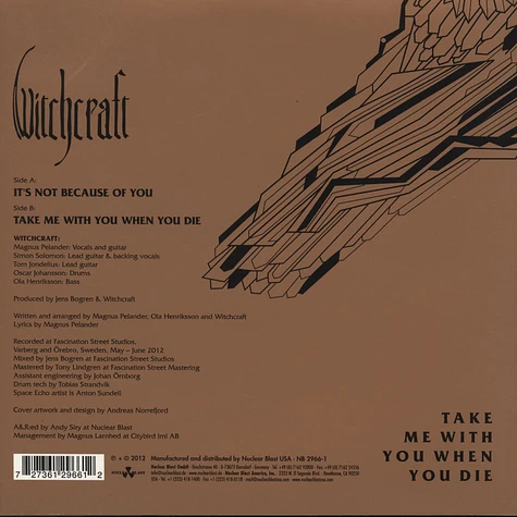 Witchcraft - It's Not because Of You