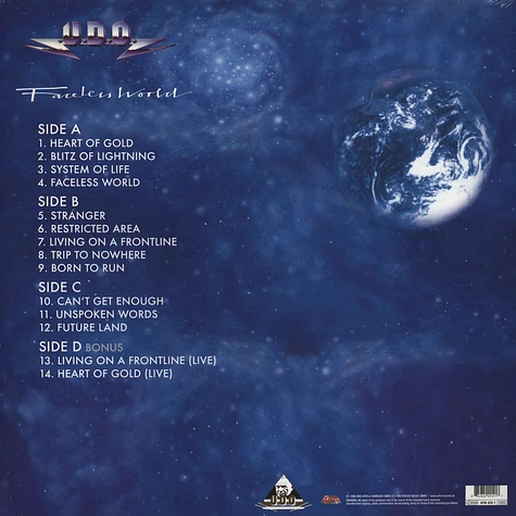 U.D.O. - Faceless World White Vinyl Edition