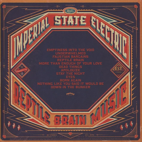 Imperial State Electric - Reptile Brain Music