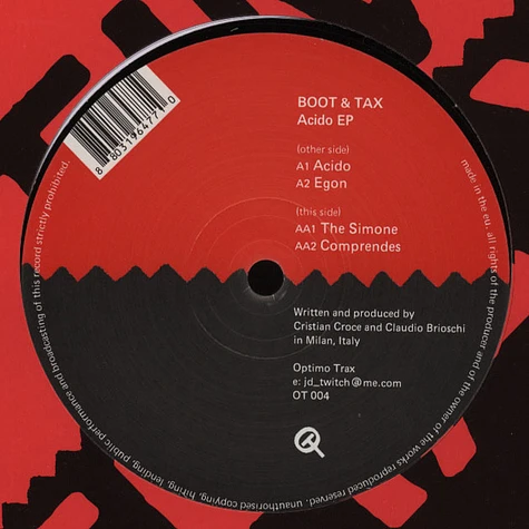 Boot & Tax - Acido EP