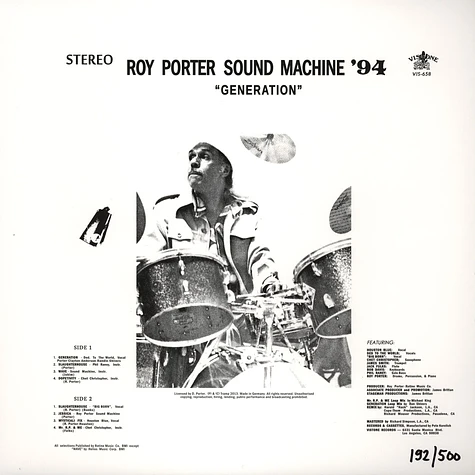 Roy Porter Sound Machine - Generation