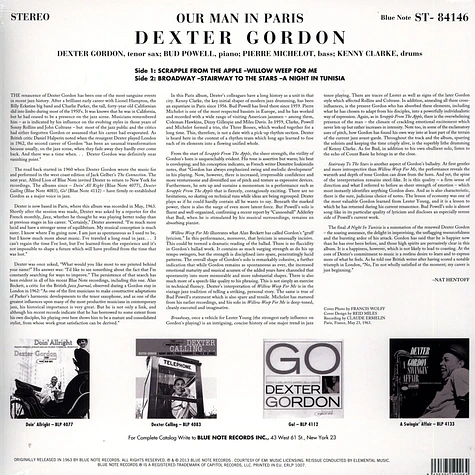 Dexter Gordon - Our Man In Paris