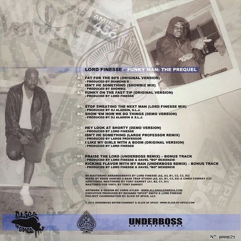 Lord Finesse - Funky Man: The Prequel Silver Vinyl Edition