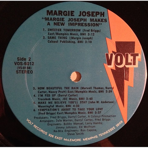 Margie Joseph - Margie Joseph Makes A New Impression