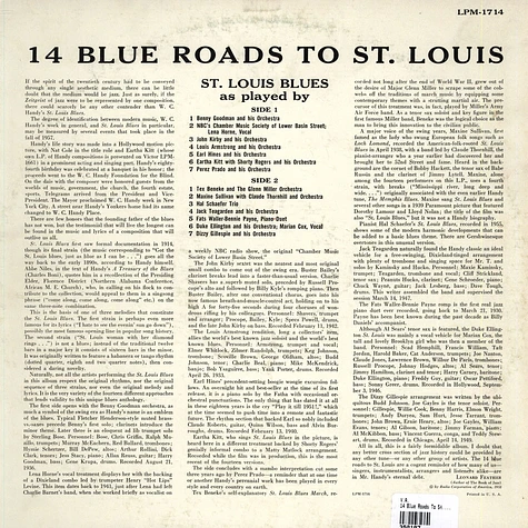 V.A. - 14 Blue Roads To St. Louis