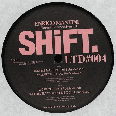 Enrico Mantini - Different Perspectives EP