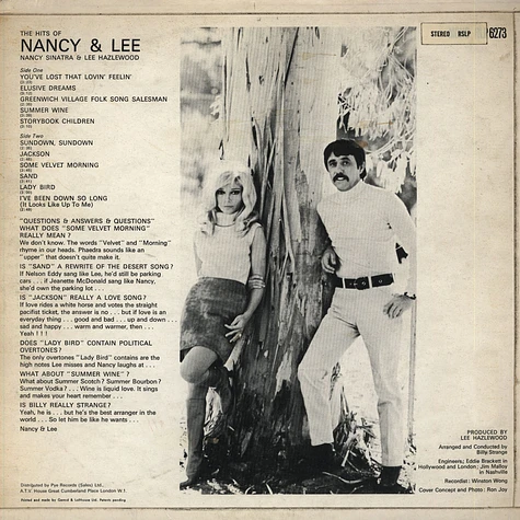 Nancy Sinatra & Lee Hazlewood - Nancy & Lee