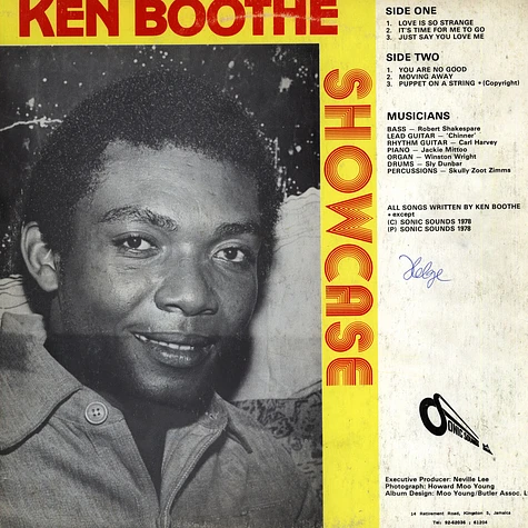 Ken Boothe - Showcase