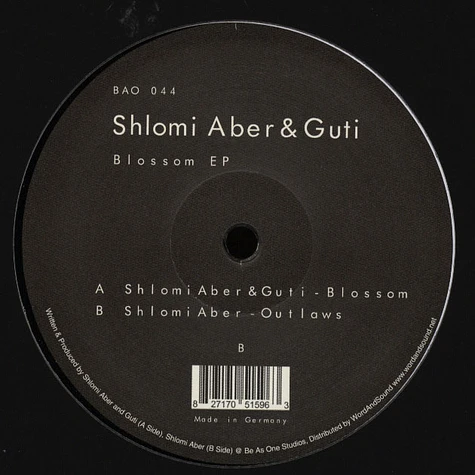 Shlomi Aber & Guti - Blossom EP