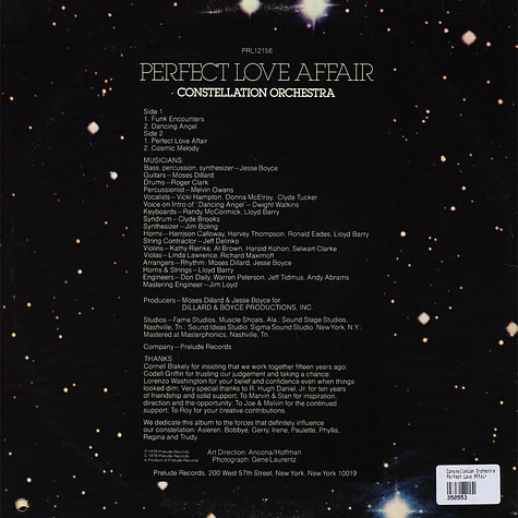 Constellation Orchestra - Perfect Love Affair