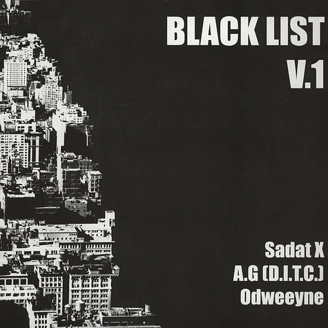 Odweeyne - Black List Volume 1 feat. Sadat X & AG