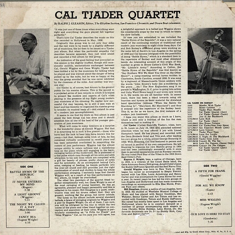 Cal Tjader Quartet - Cal Tjader Quartet