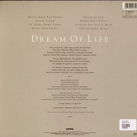 Patti Smith - Dream Of Life