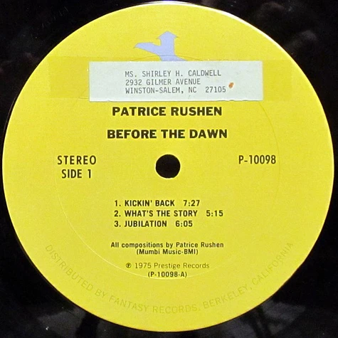 Patrice Rushen - Before The Dawn