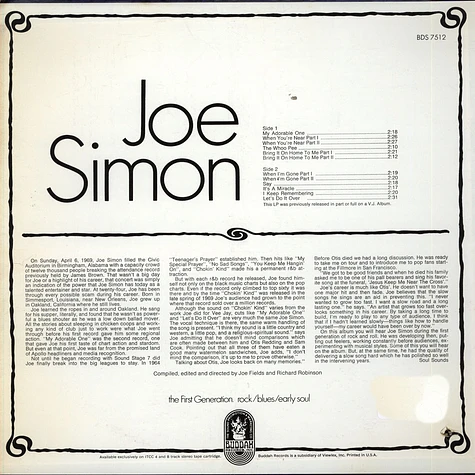 Joe Simon - Joe Simon