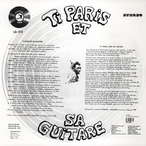 Ti Paris - Ti Paris Et Sa Guitare