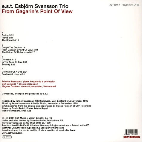 E.S.T. Esbjörn Svensson Trio - From Gagarin's Point Of View