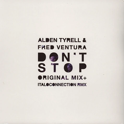 Alden Tyrell & Fred Ventura - Don't Stop