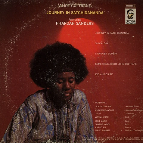 Alice Coltrane Featuring Pharoah Sanders - Journey In Satchidananda