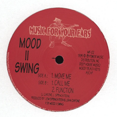 Mood II Swing - Move Me EP Clear Vinyl Edition