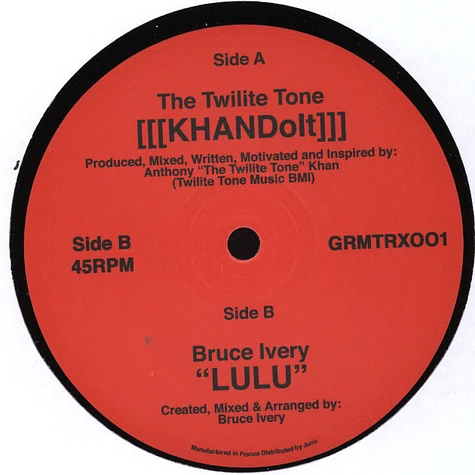 The Twilite Tone / Bruce Ivery - Khandoit