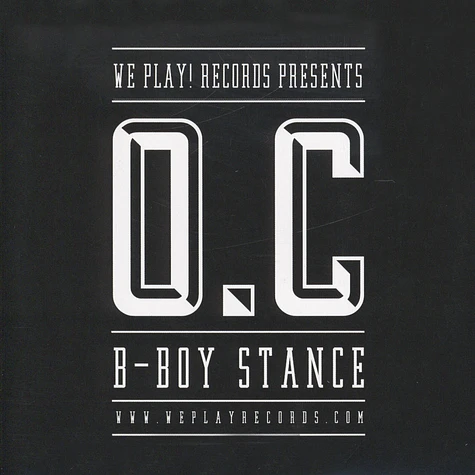 OC - B-Boy Stance