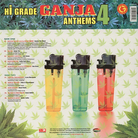V.A. - Hi Grade Ganja Anthems 4 Black Vinyl Edition