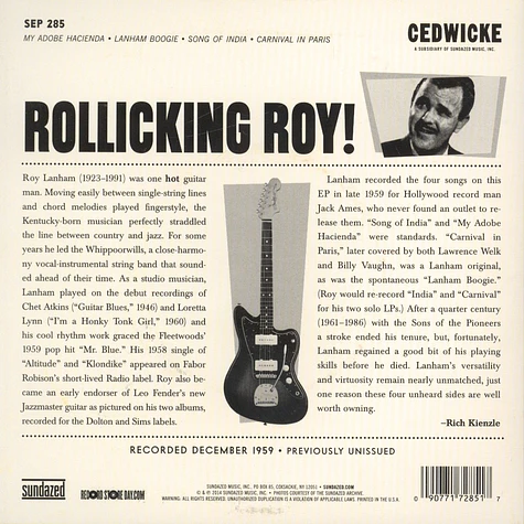Roy Lanham - The Spectacular Six-String Of Roy Lanham