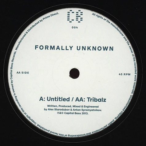 Formally Unknown - Untitled