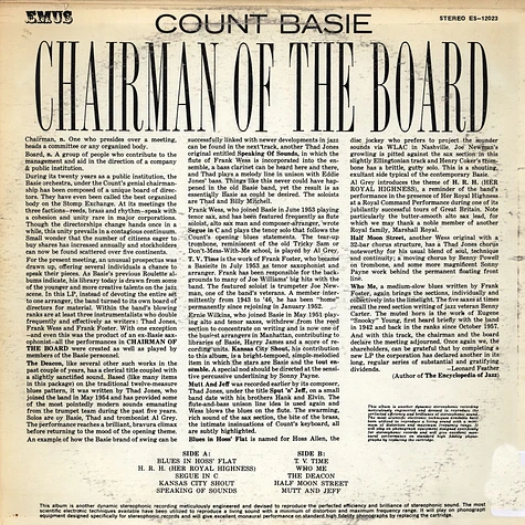 Count Basie - Chairman Of The Board