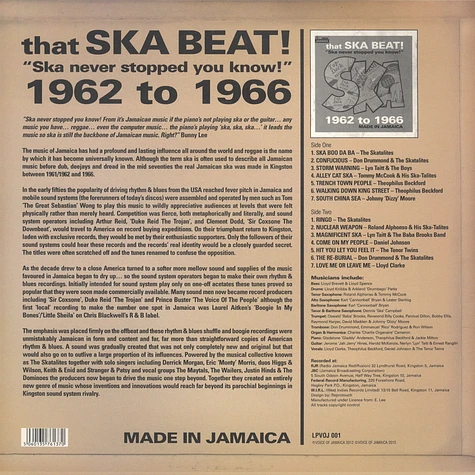 Voice Of Jamaica - That Ska Beat
