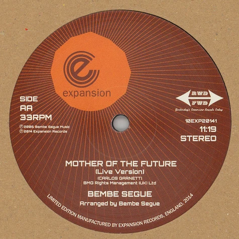 Norman Connors / Bembe Segue - Mother Of The Future