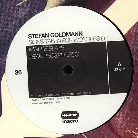 Stefan Goldmann - Signs Taken For Wonders