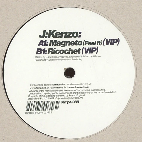 J:Kenzo - Ricochet VIP