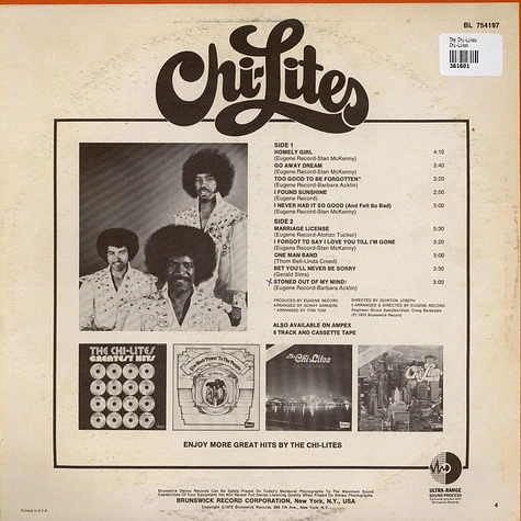 The Chi-Lites - Chi-Lites