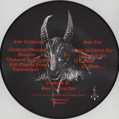 Bathory - Under The Sign Of The Black Mark Picture Disc