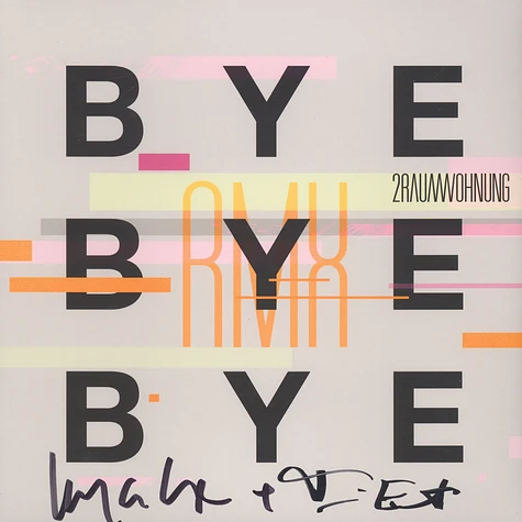 2raumwohnung - Bye Bye Bye Blue Vinyl Edition