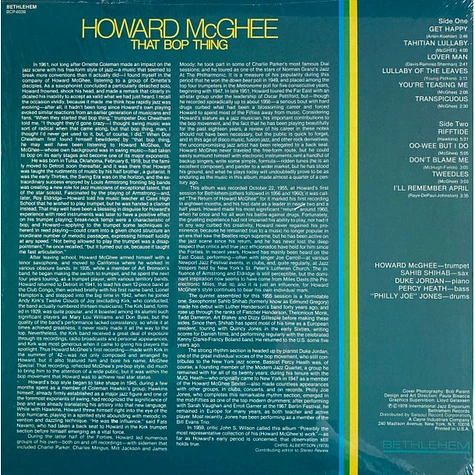 Howard McGhee - That Bop Thing