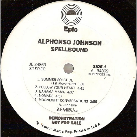 Alphonso Johnson - Spellbound