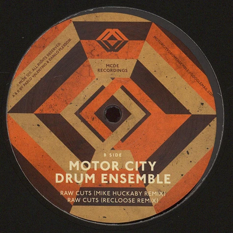 Motor City Drum Ensemble - Raw Cuts Remixes