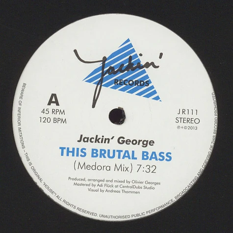 Jackin' George - This Brutal Bass