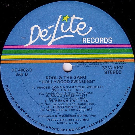 Kool & The Gang - Hollywood Swinging / Summer Madness