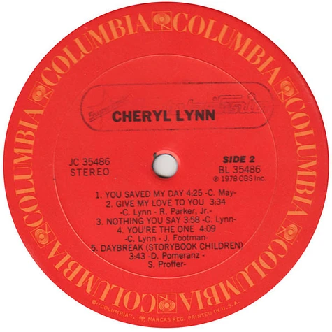 Cheryl Lynn - Cheryl Lynn