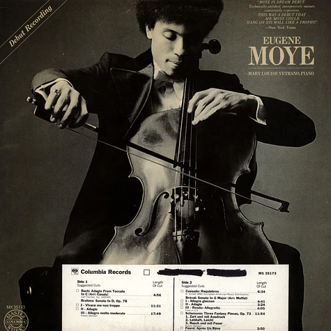 Eugene Moye - A Recital