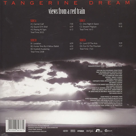 Tangerine Dream - Views from a red train